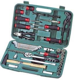 73PCS 1/2 & 1/4 Dr. Socket &Tool Set