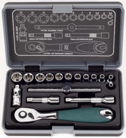 17Pcs Super Lock Socket Wrench Set