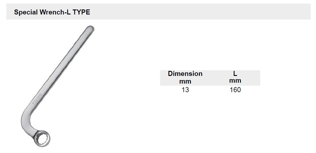 Special Wrench-L TYPE