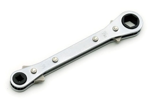 Ratchet Box Wrench (Flat Type)  Size: 1/4x9/163/16x1/2