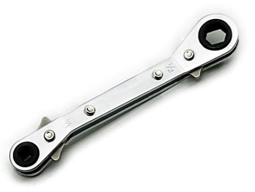 Ratchet Box Wrench (Offset Type) Size: 1/4x9/163/16x1/2