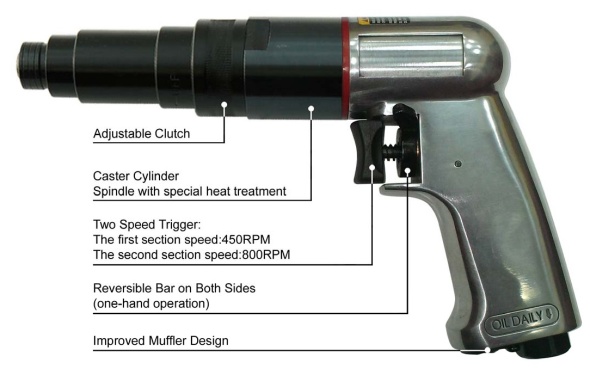 Adjustable Clutch Screwdriver (800RPM)