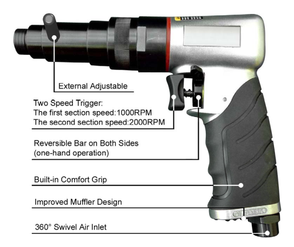 External Adjustable Screwdriver (2000RPM)