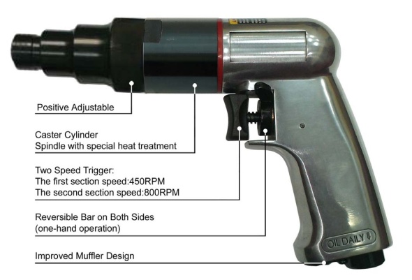 Positive Adjustable Clutch Screwdriver (800RPM)