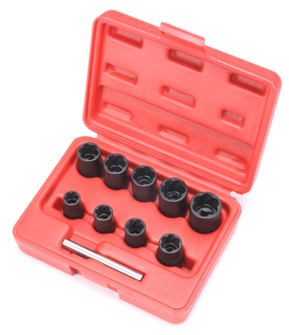 10Pcs 3/8 Dr. Twist Socket Set 