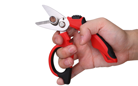 Angled Multi-Function Electrician Scissor