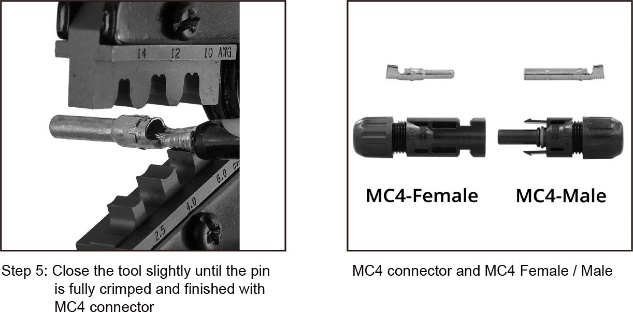 Solar MC4 Crimper